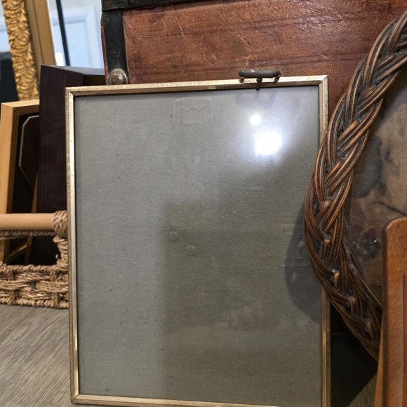 Other - Vintage Thin Brass Gallery Frame - Mid-Century Modern Minimalist Photo Frame